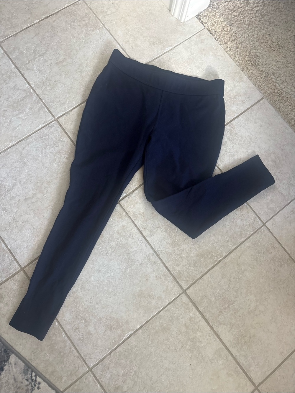 Ralph Lauren Navy Pull-On Ponte Leggings